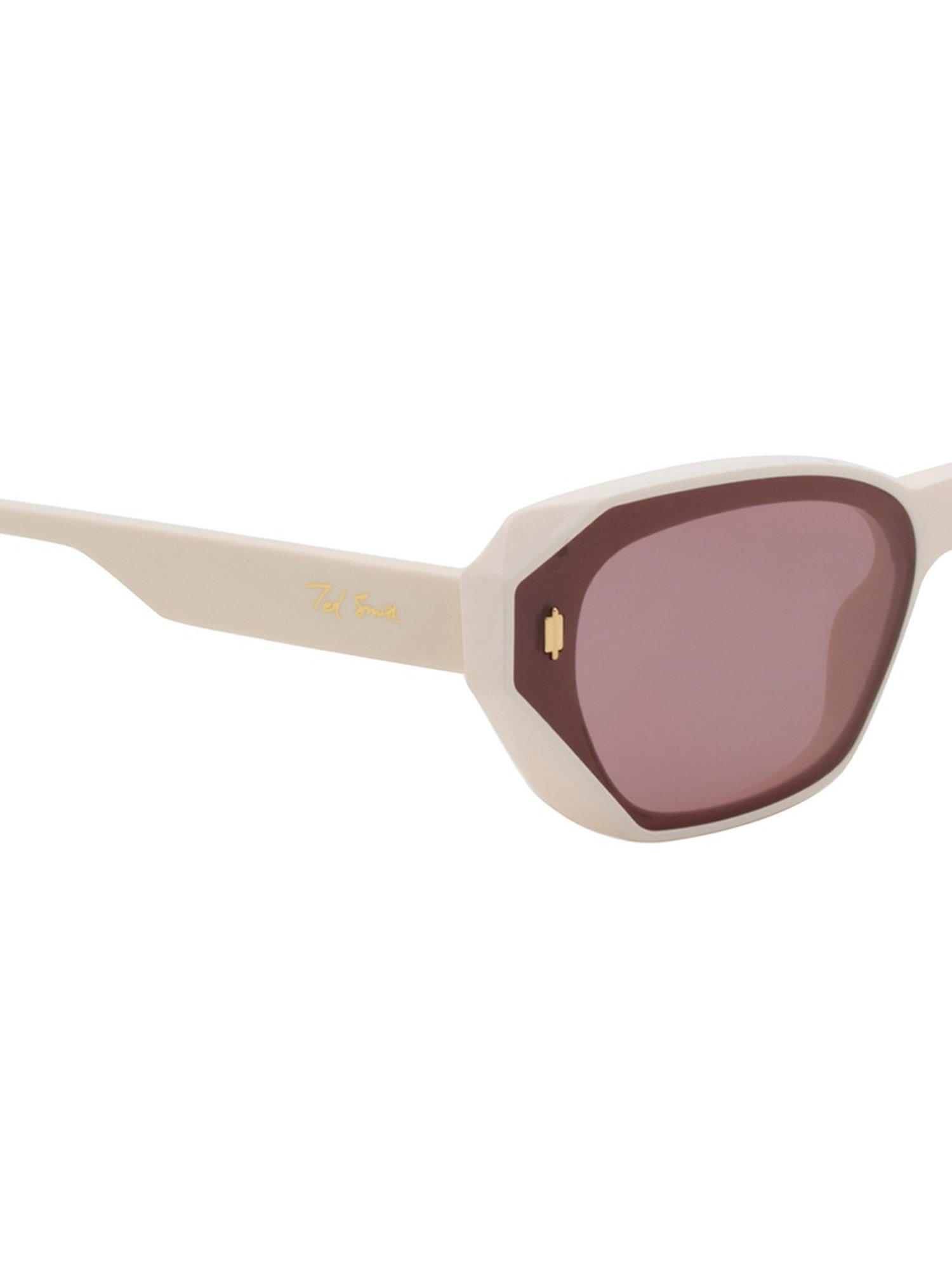 Ted Smith Pink Cat Eye Polarized Unisex Sunglasses