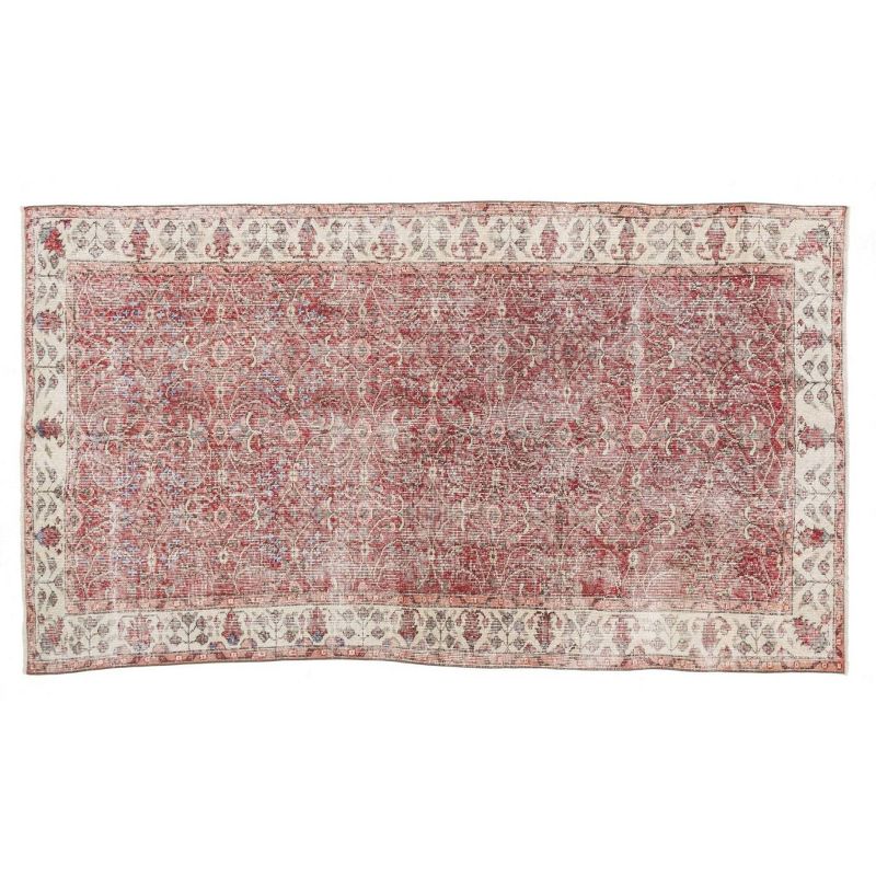 4'7"x8'2" Vintage One-of-a-Kind Swaneus Rug Red - Revival Rugs