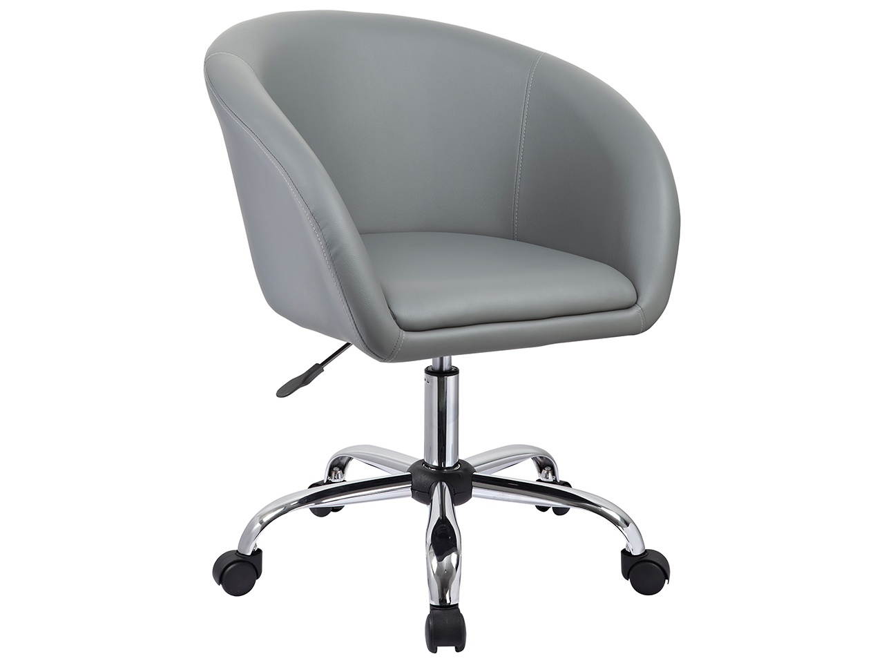 Global Leather Task Chair, Black (8993BK450/550) 