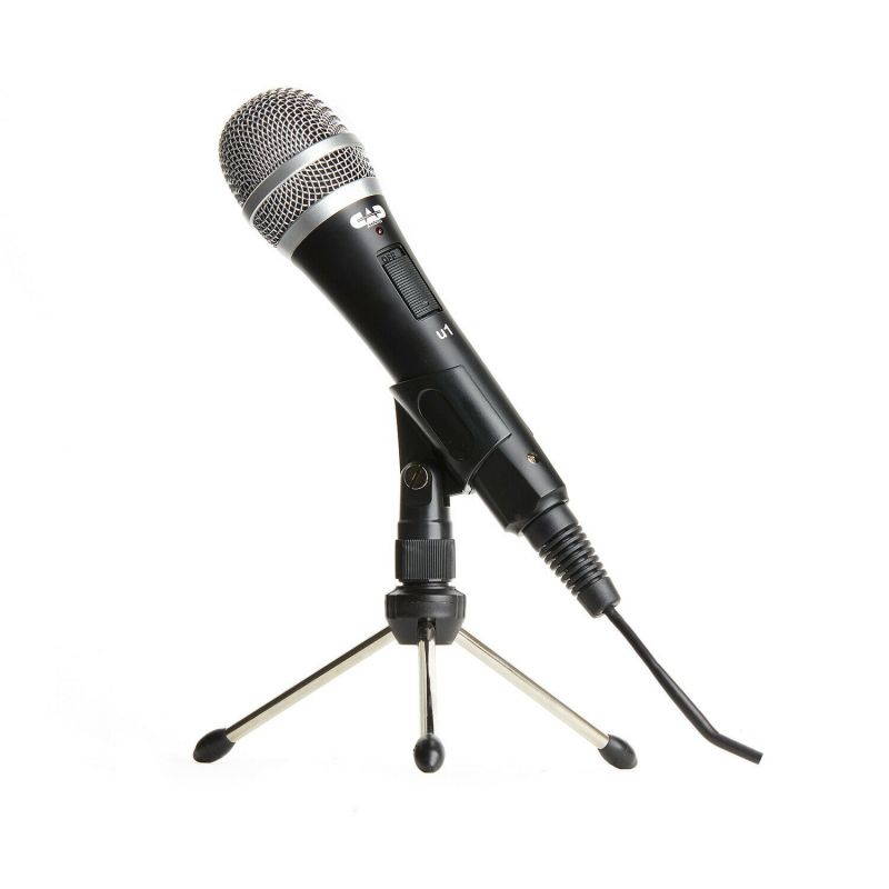 CAD U1 USB Dynamic Recording Microphone + 4 Inch Pop Filter + Foam Windscreen