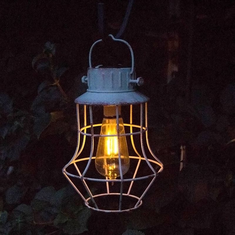 2pk Bismark Edi-Sol Outdoor Lantern Khaki - Echo Valley