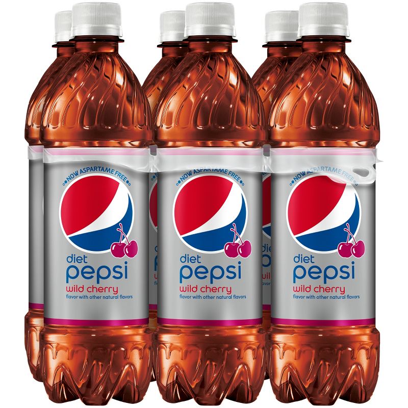 Diet Pepsi Wild Cherry Soda - 6pk/16.9 fl oz Bottles