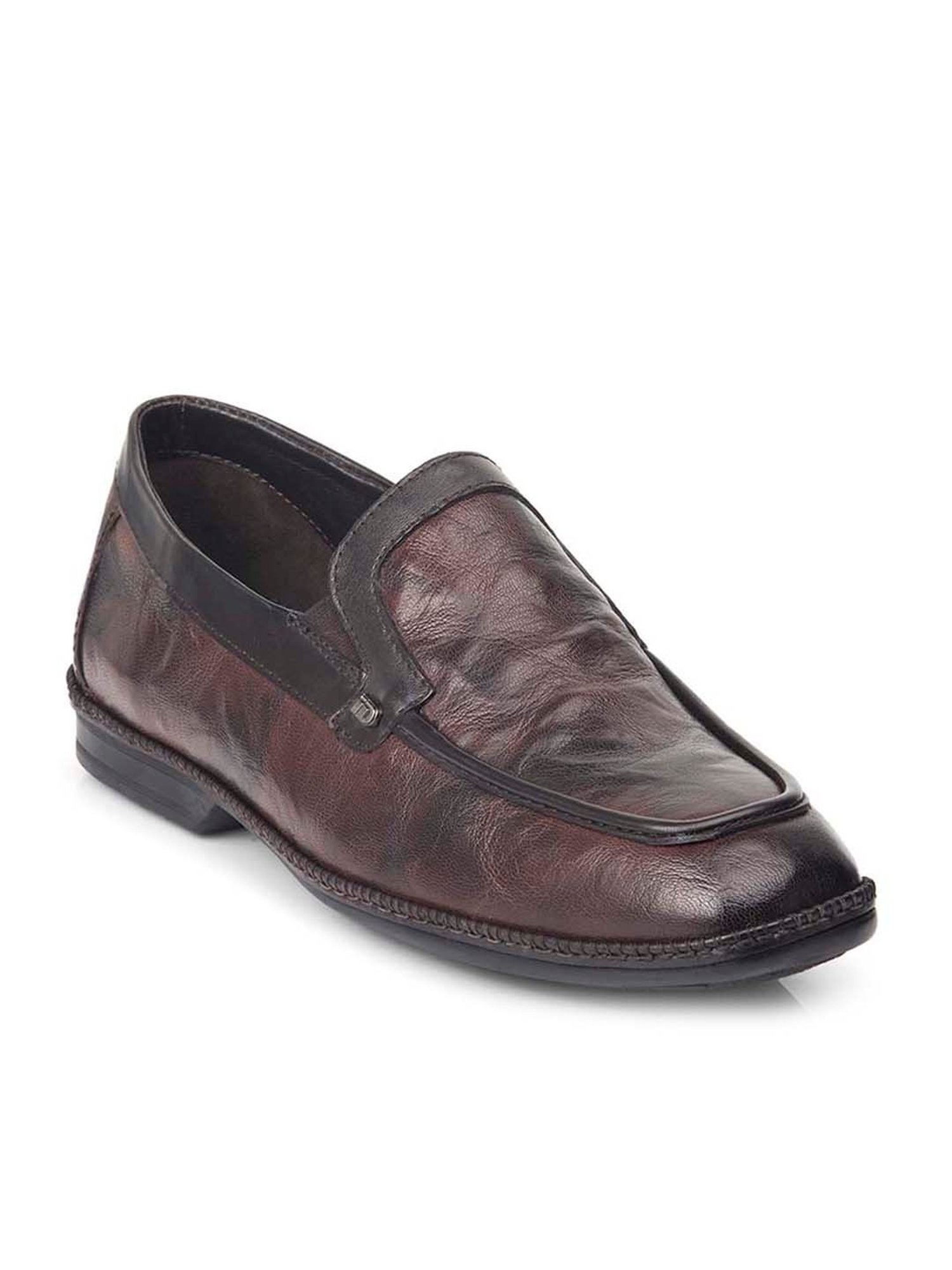 ID Men's Brown Casual Loafers