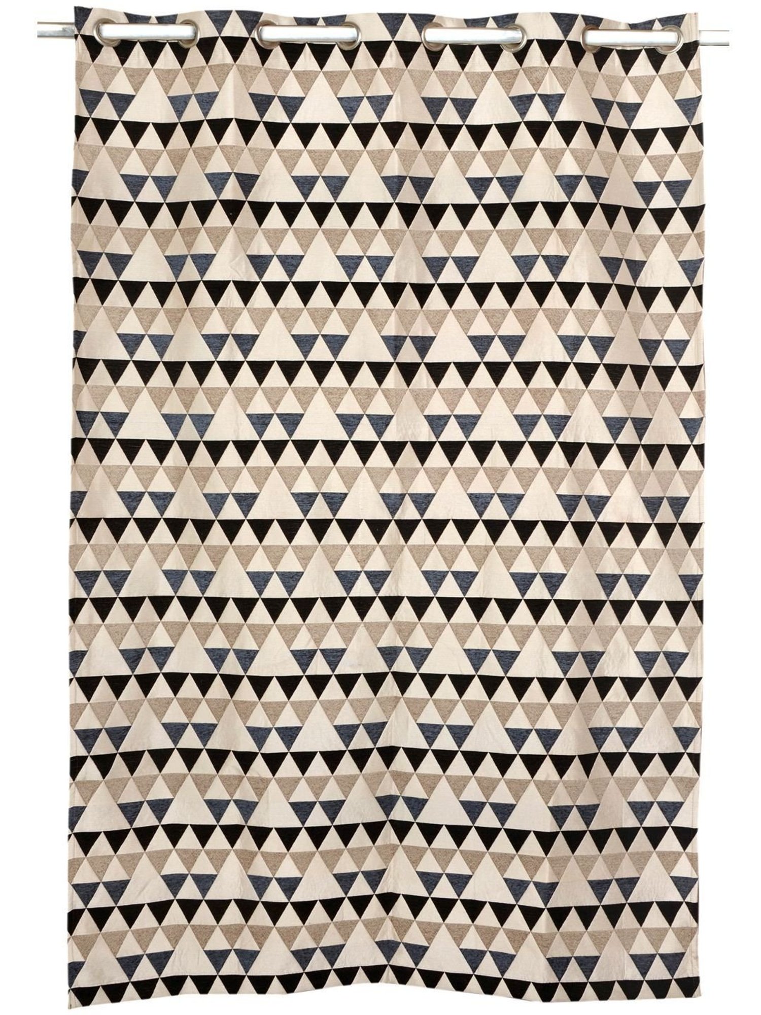 Saralhome Hill Chenille Blackout Long Door Curtains 2pc, Grey. 4x9 ft