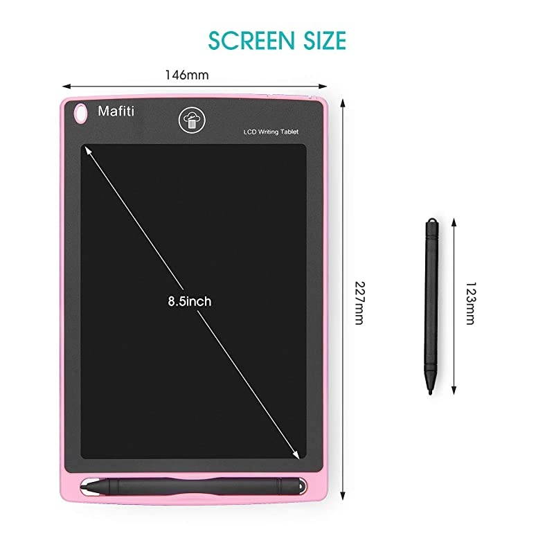 2 Pack LCD Writing Tablet 85 Inch Electronic Drawing Pads for Kids Portable Ewriter Doodle Board