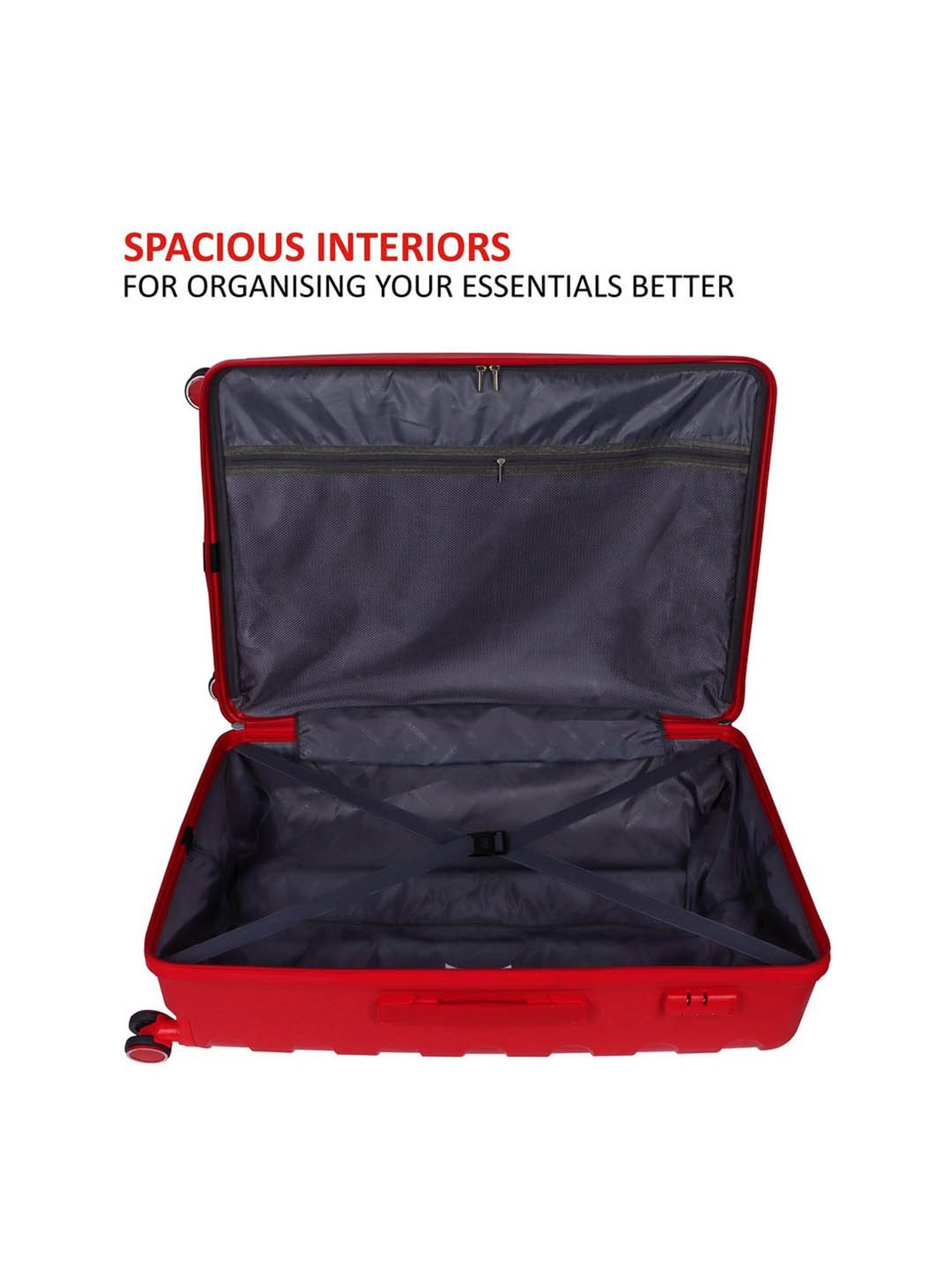 Perquisite Y2K Luxe Range Black Hard 20" Cabin Luggage