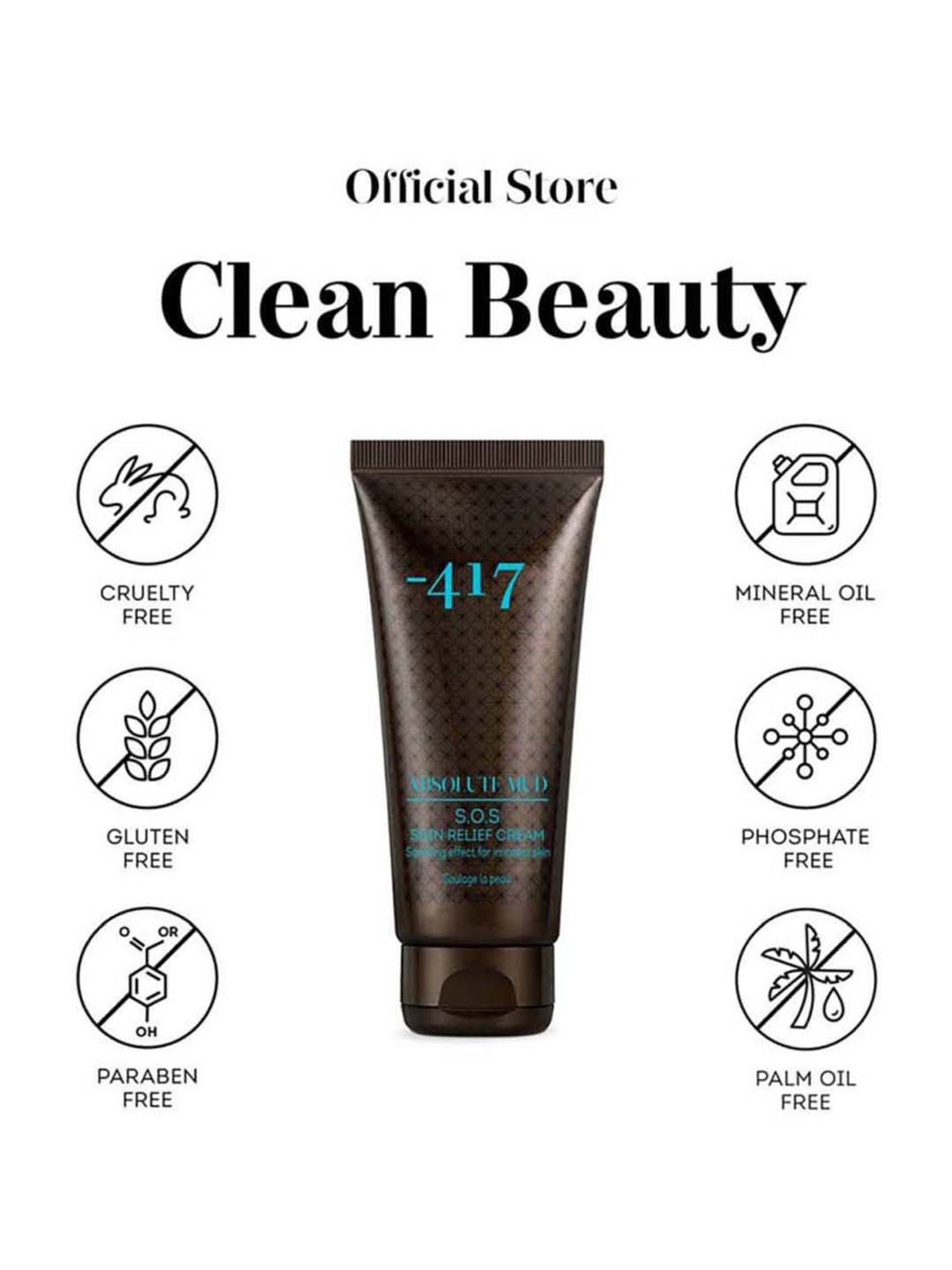 Minus 417 Absolute Mud S.O.S. Skin Relief Cream 100 ml