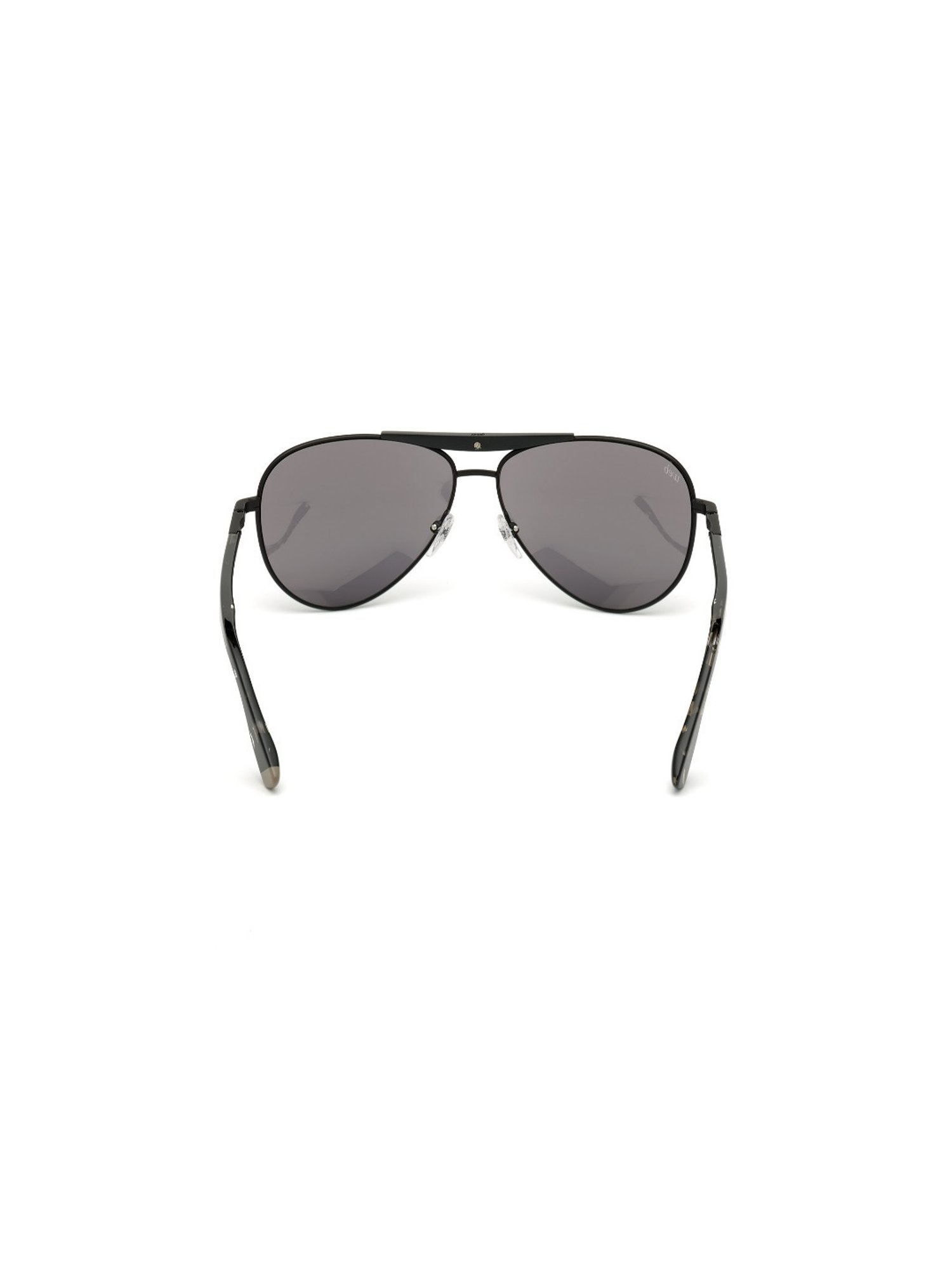 Web Eyewear Grey Oval Sunglasses for Men Designed in Italy