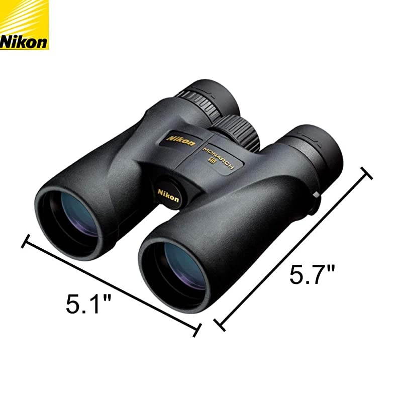 Monarch 5 8x42 Binoculars (7576), Black Bundle with a  Lens Pen and Lumintrail Cleaning Cloth