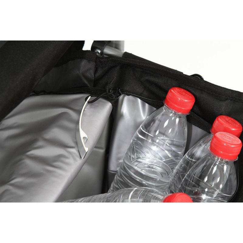 Kamp-Rite Outdoor Camp Folding Director's Chair with Table, Cooler, and Opener