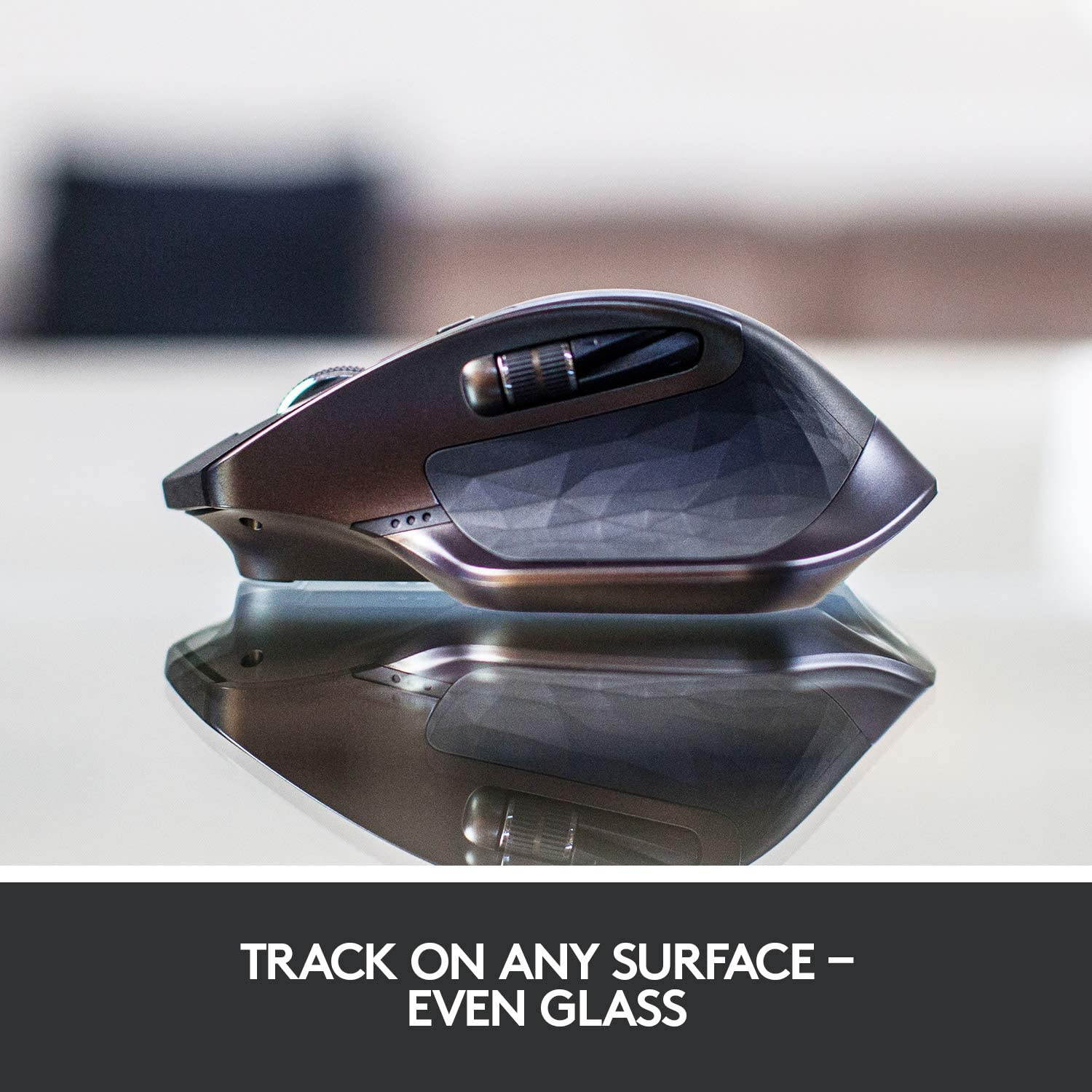 Logitech MX Master Wireless Mouse &ndash; High-precision Sensor, Speed-Adaptive Scroll Wheel, Easy-Switch up to 3 Devices - Meteorite Black