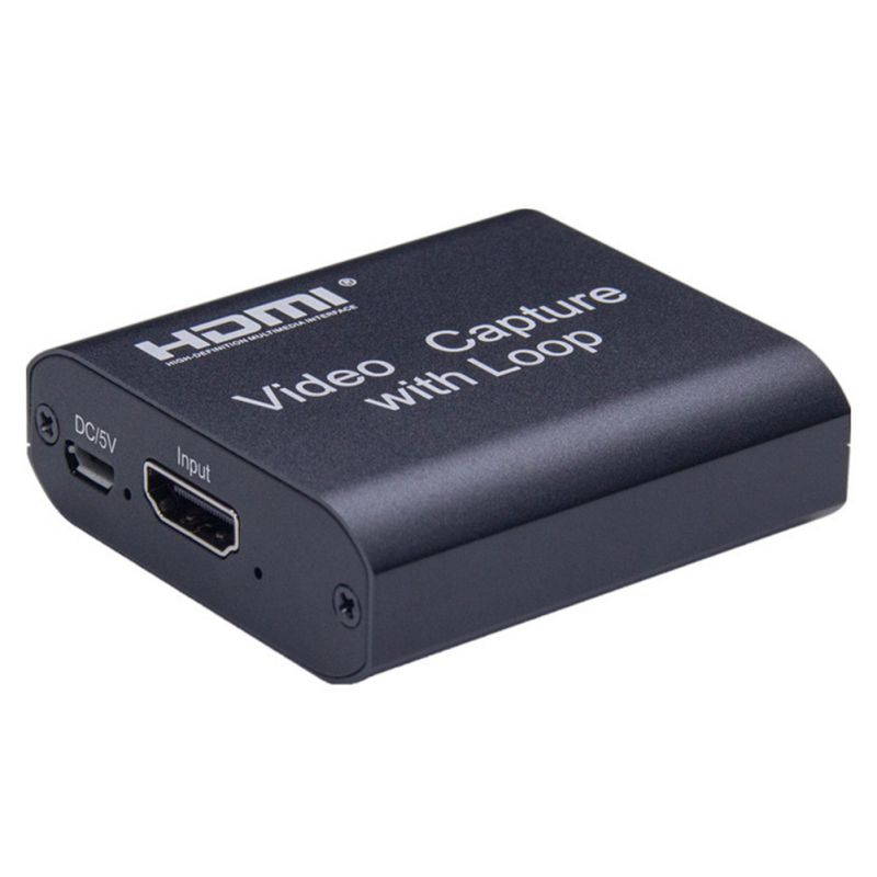 1080P Audio Video Capture Card Adapter HDMI To USB 3.0 4K Full HD Game Recording