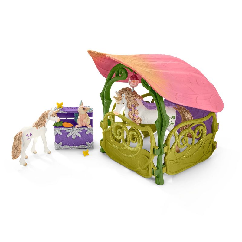 Schleich Glittering Flower House with Unicorns