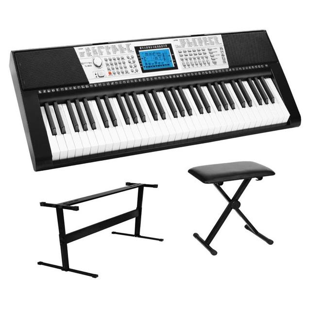 Technical Pro PIA6100 61 Key Electric Piano Learning Keyboard Bundle