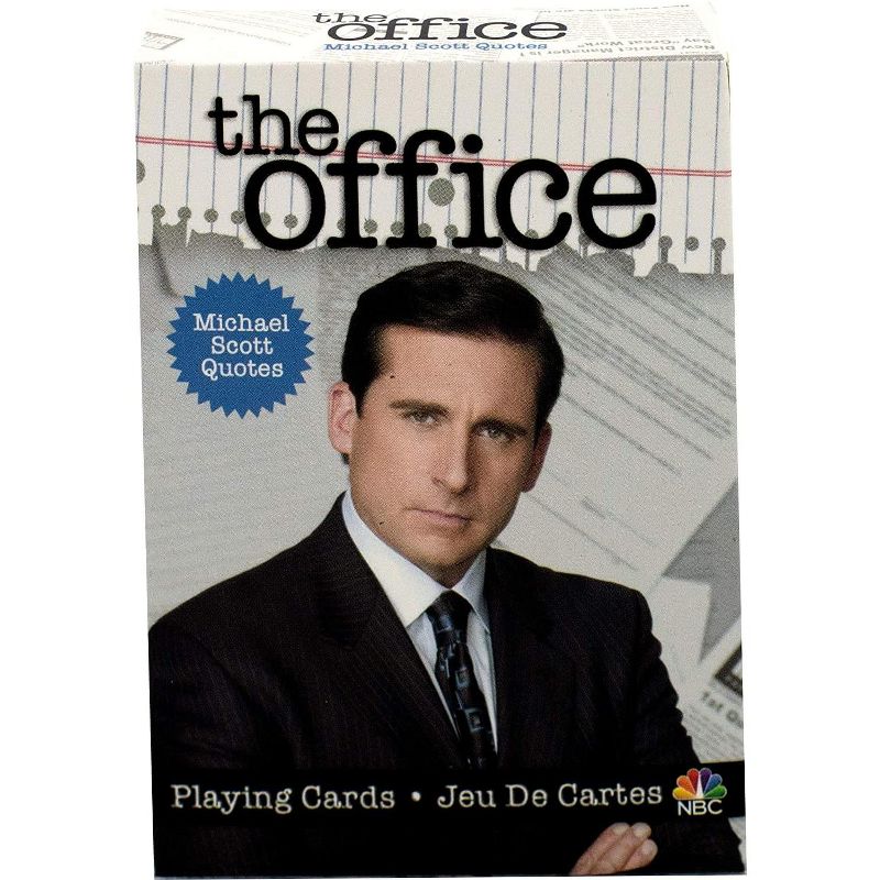 NMR Distribution The Office Michael Quotes Playing Cards | 52 Card Deck + 2 Jokers
