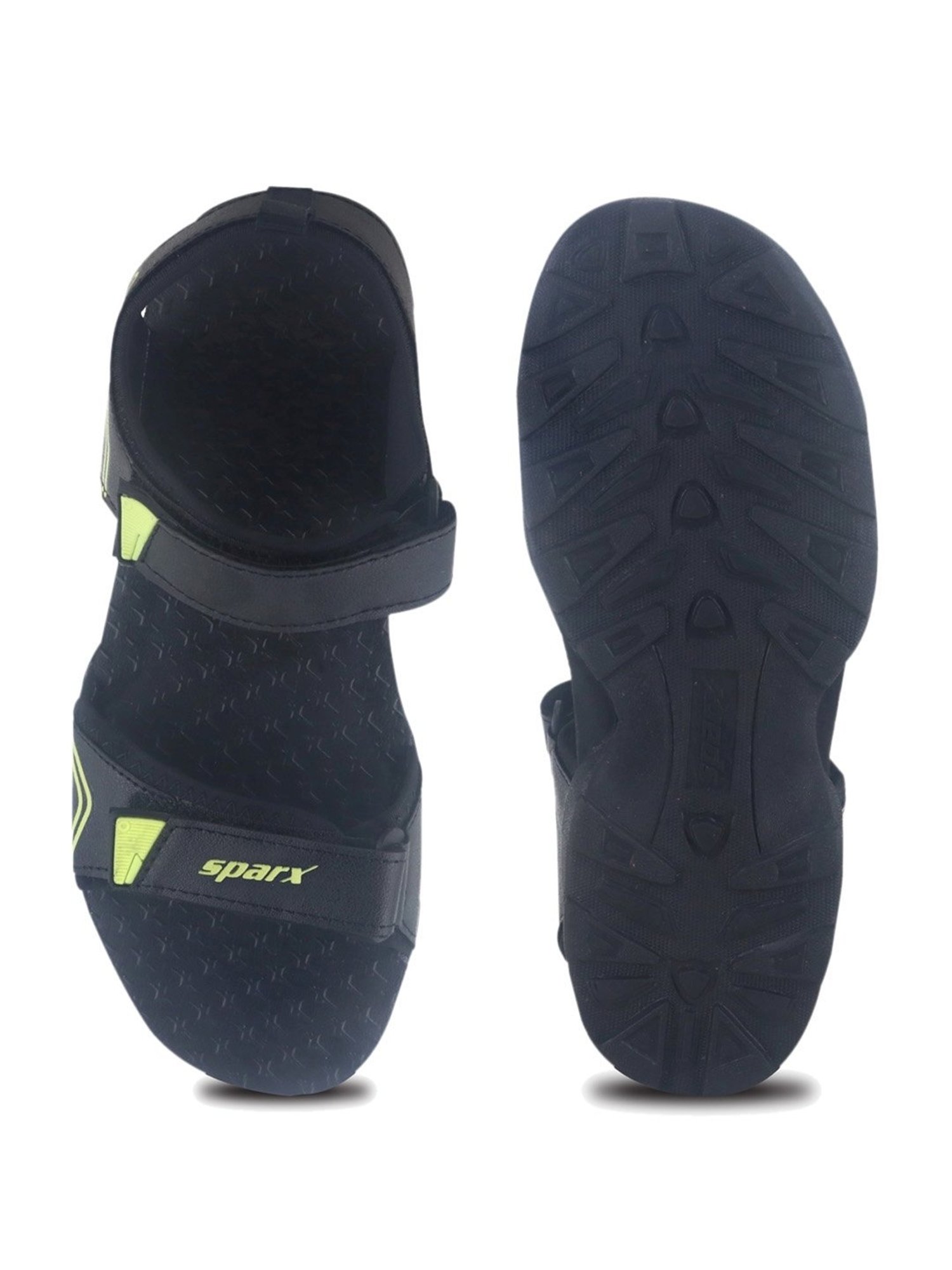 Sparx Men's Black Floater Sandals