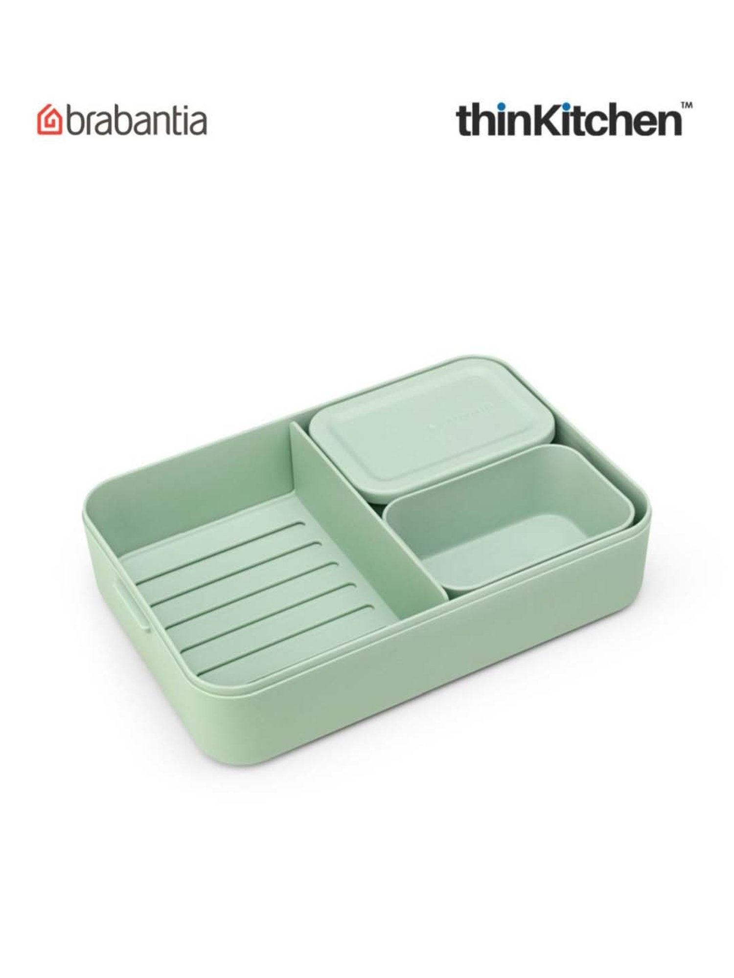 Brabantia Green Plastic Make & Take Lunch Box Bento (2 L)
