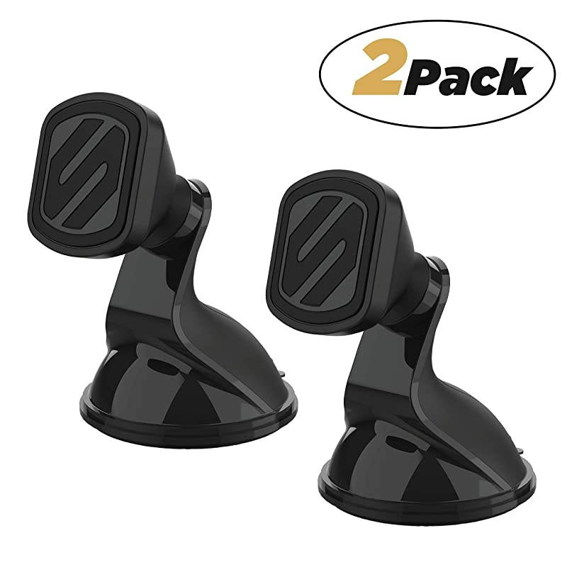 MMWSM2PKXCES0 MagicMount Select Magnetic Suction Cup Mount Holder for Mobile Devices Black Pack of 2
