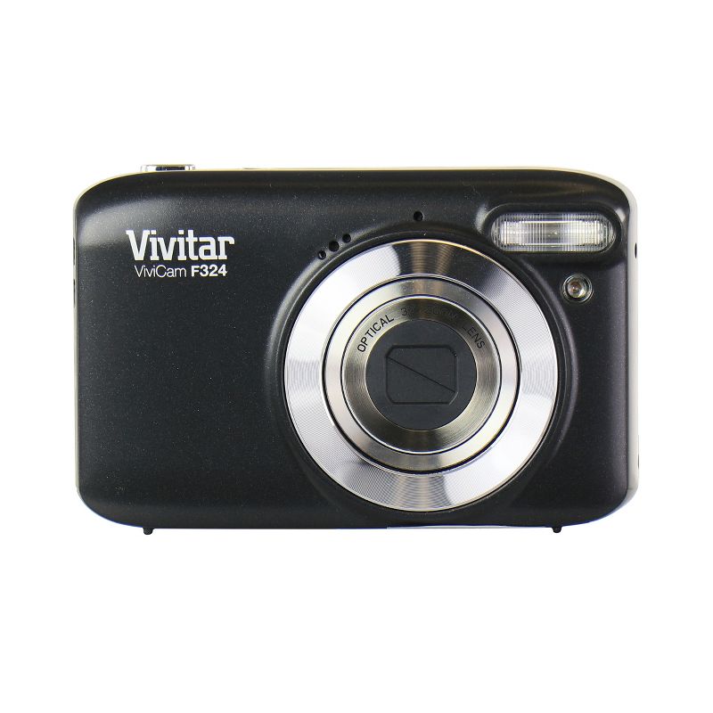 Vivitar ViviCam F324 14.1 Mega Pixel Digital Camera with 2.4 Inch LCD Screen in Black