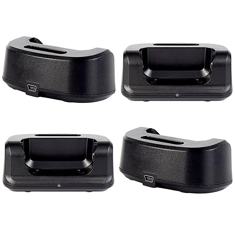 KDC1 Charger Base for Luiton LT316 Retevis RT22 Zastone X6 TIDRADIO TDM8 Zeadio ZSB1 NKTECH NKU1 Radtel RT10 Radioddity R1 AP100 Walkie Talkie 4 Pack