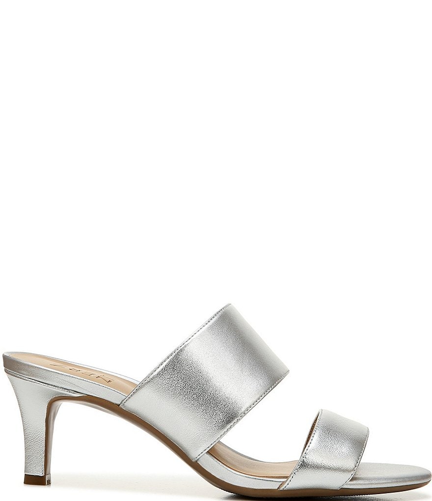 Naturalizer Tibby Banded Leather Dress Slide Sandals