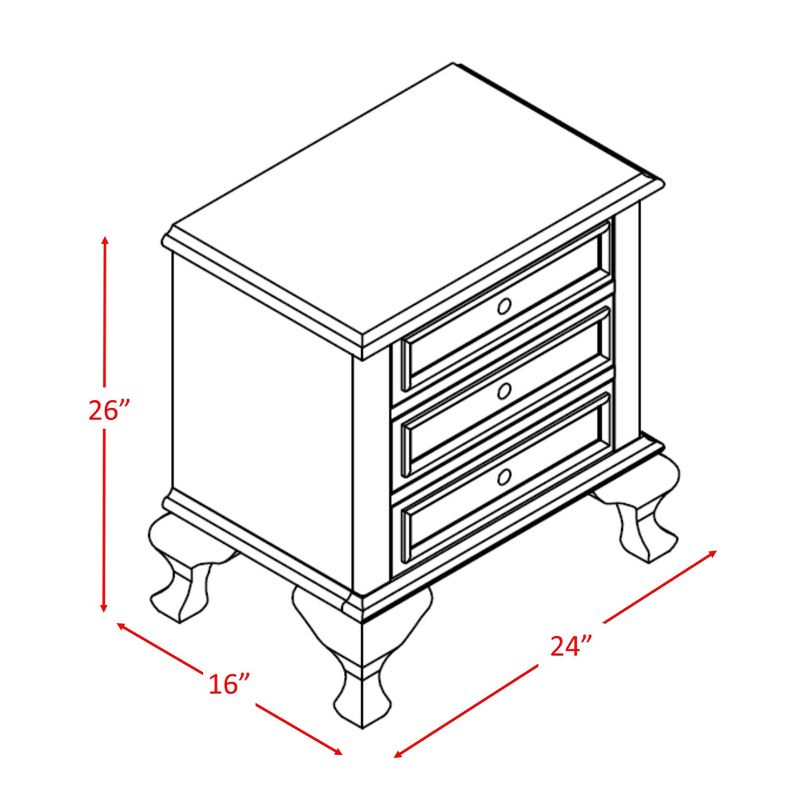 5pc Full Isabella Youth Set White - Picket House Furnishings