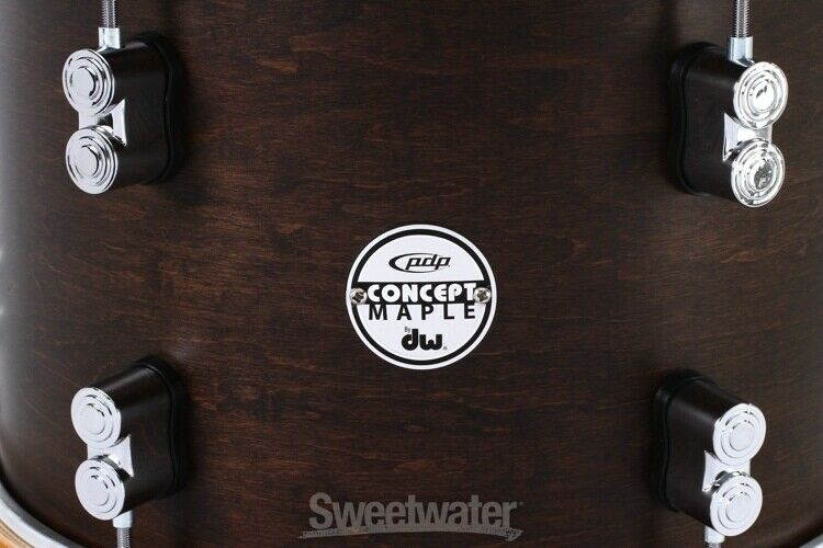 PDP Concept Maple Classic 2-piece 13"/16" Tom Pack - Walnut with Natural Hoops