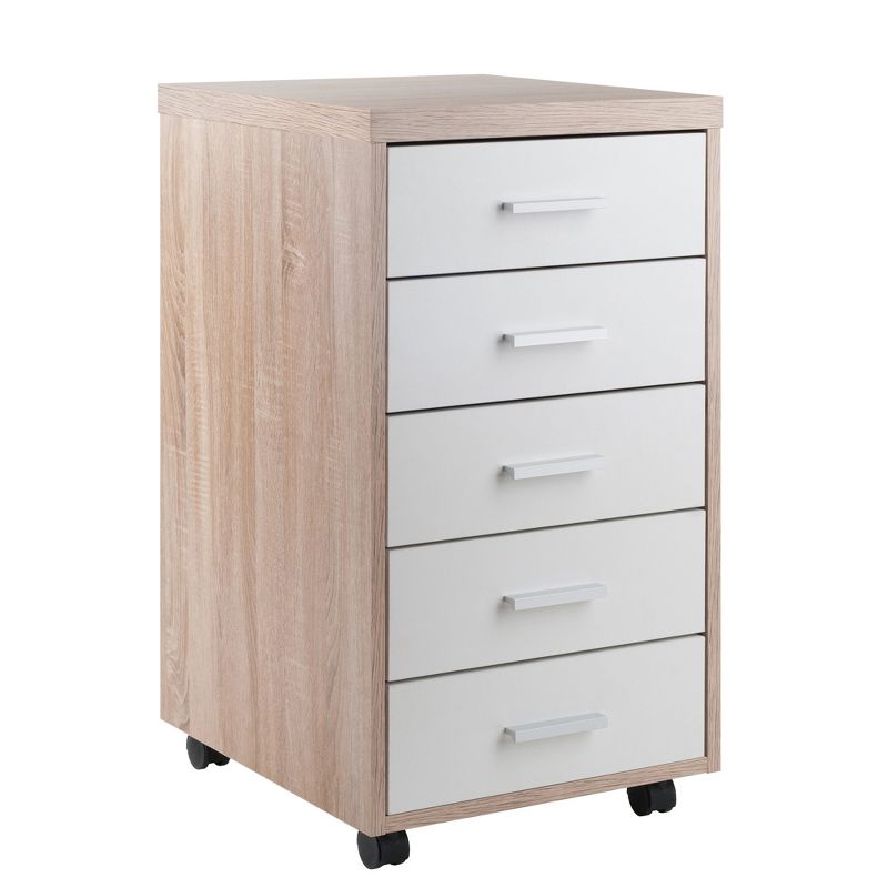 Kenner Mobile Storage Cabinet Wood - Winsome