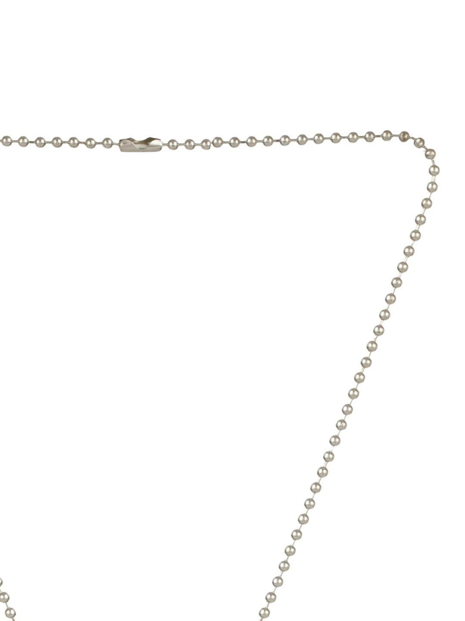 Bold By Priyaasi Mighty Trishul Silver-Plated Pendant for Men