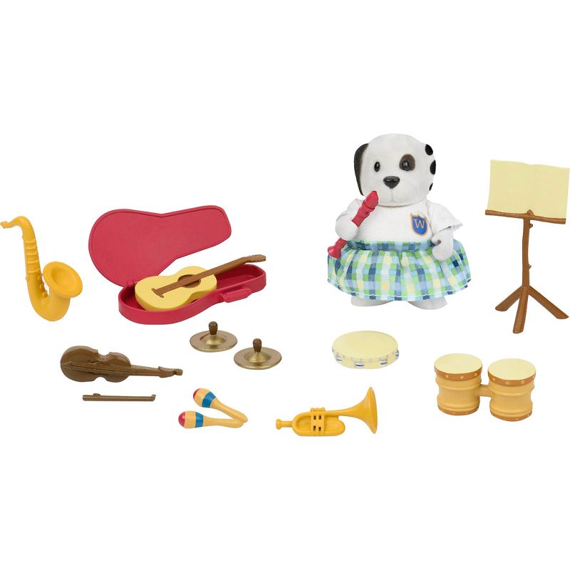 Li'l Woodzeez Toy School Set with Accessories 115pc - Schoolhouse Playset