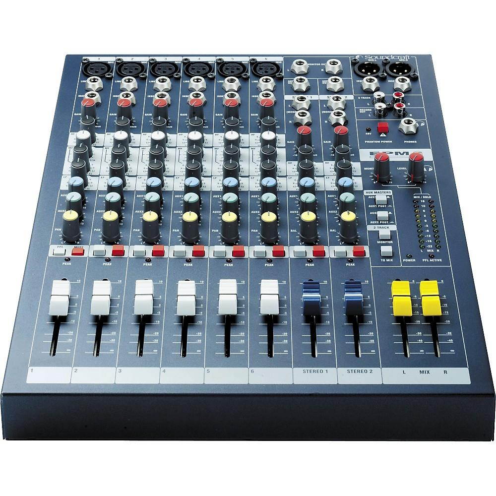 SOUNDCRAFT EPM-6 6 CHANNEL MULTI PURPOSE MIXER