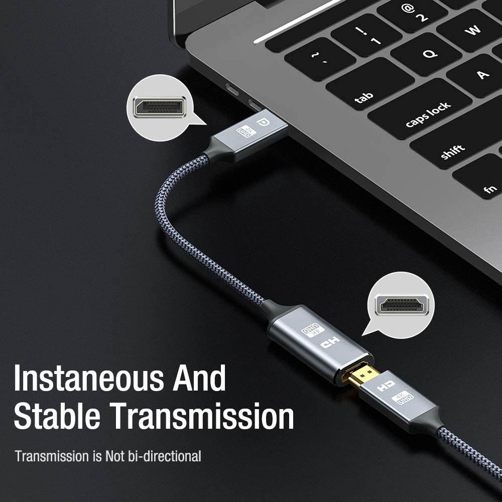 eDragon Display Port to HDMI Converter with Adapter 3 Pack ED713232