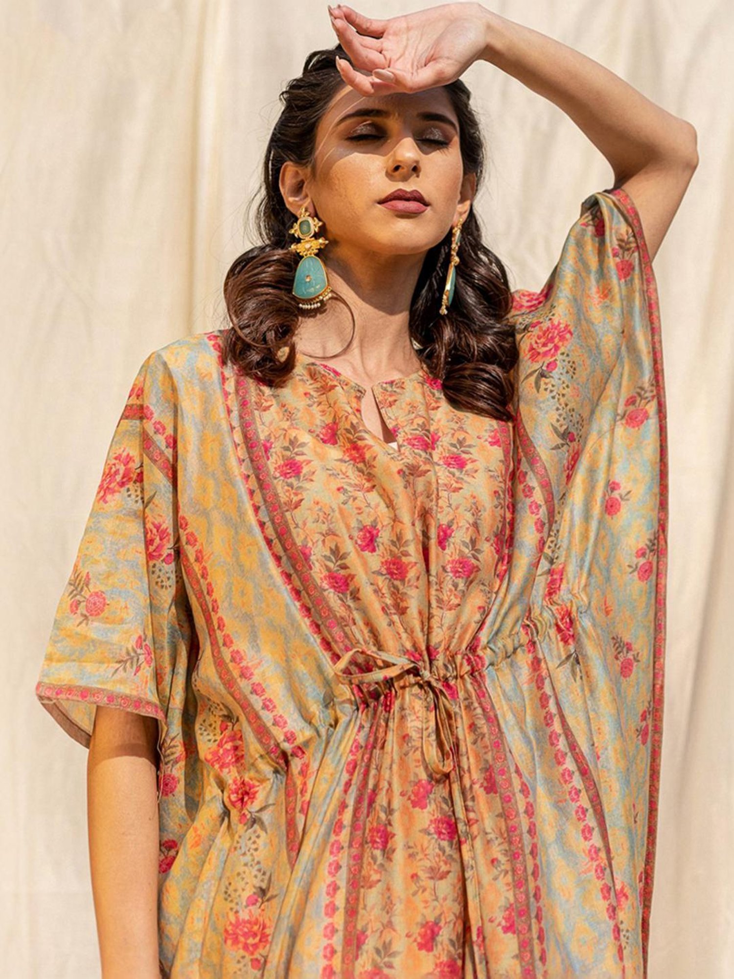 Artagai Midnight Navy Elevated Basics Co-Ord Set With Notch Collar Top And Straight Pants