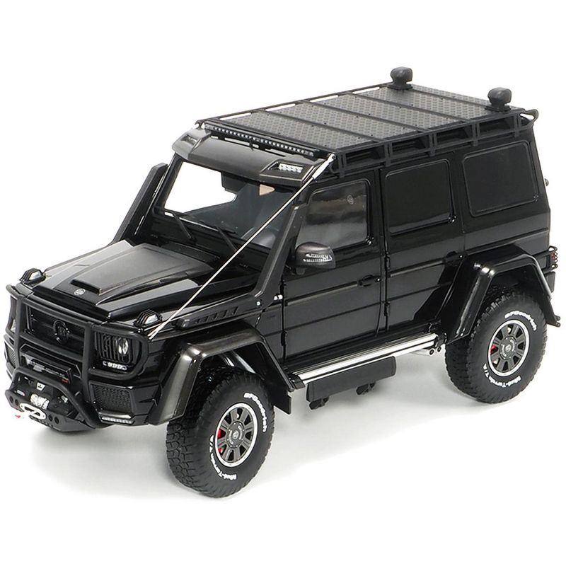 Mercedes Benz Brabus 550 Adventure G-Class 4x4 Obsidian Black Ltd Ed 1000 pcs 1/18 Diecast Model Car by Almost Real