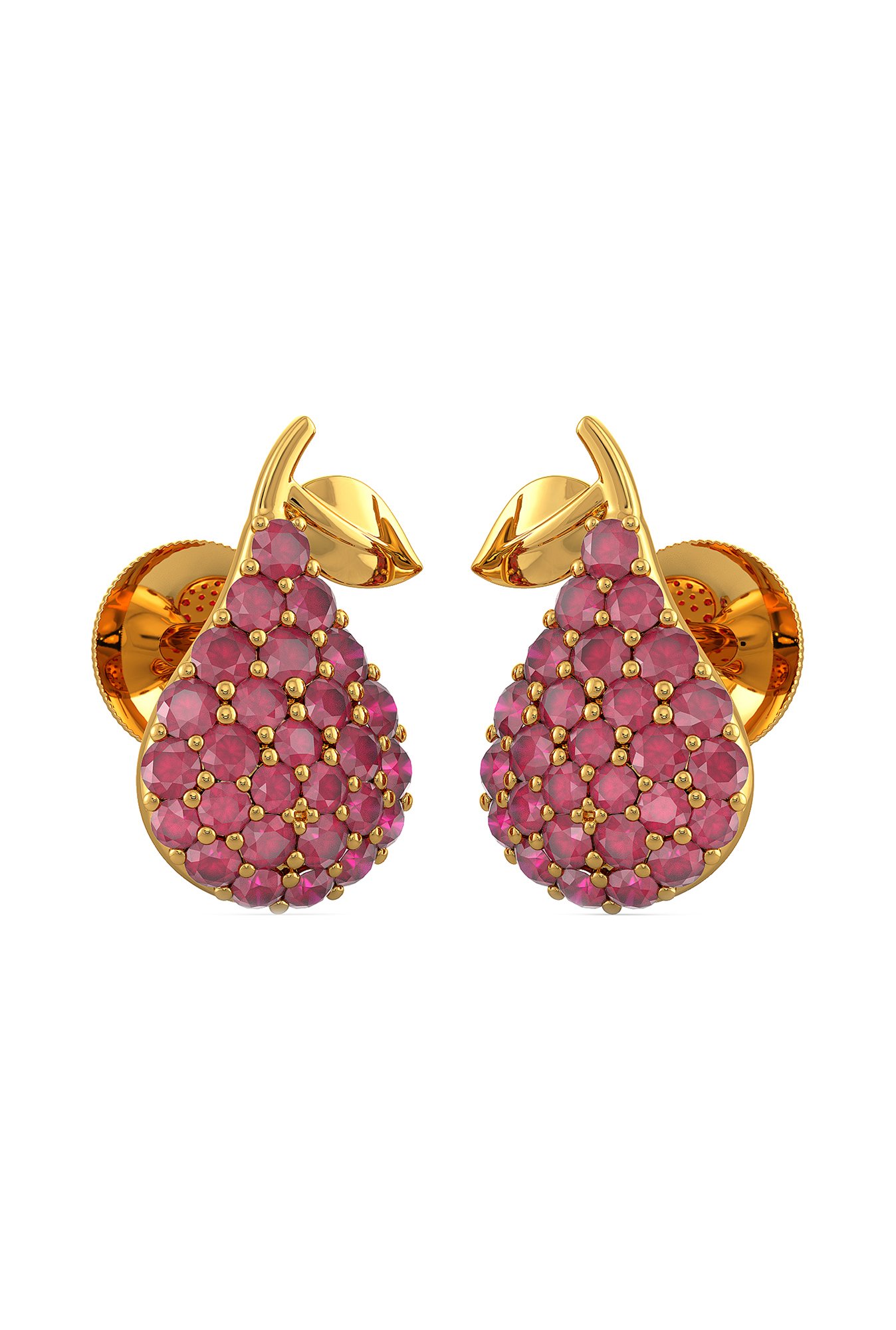 Joyalukkas 22 kt Gold Fruit Earrings