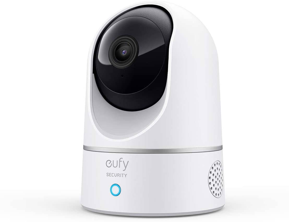 eufy Security 1080P Indoor Cam Pan & Tilt (2 Pack),  Plug-in Security Indoor Camera with Wi-Fi, Human & Pet AI, Voice Assistant Compatibility, Motion Tracking, HomeBase Not Required.