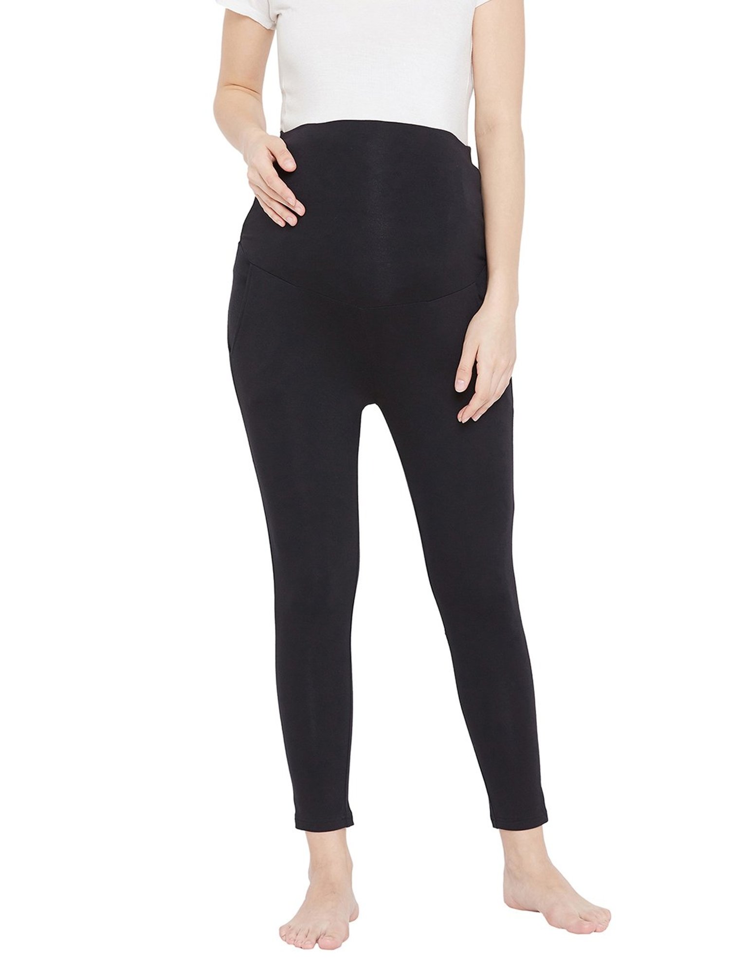 Hypernation Black Maternity Tights