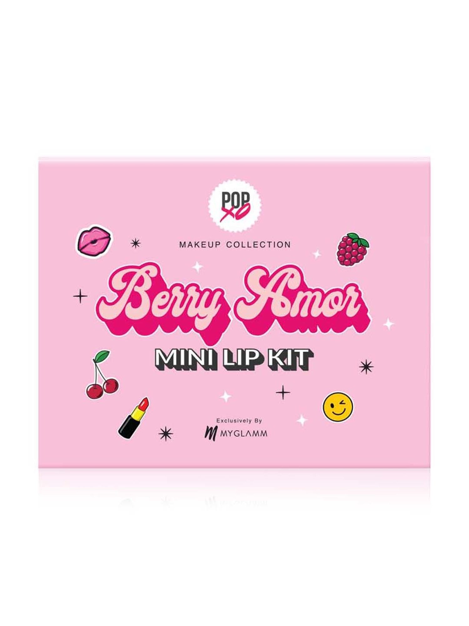 Myglamm Popxo Makeup Mini Lip Kit Berry Amor - 10 gm