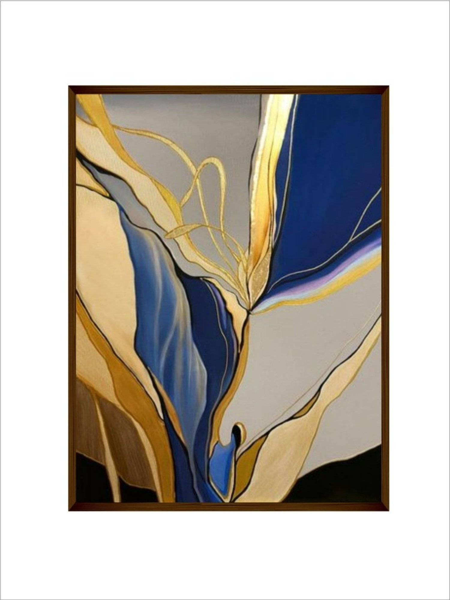 The Art House Abstract Multicolor Canvas Painting