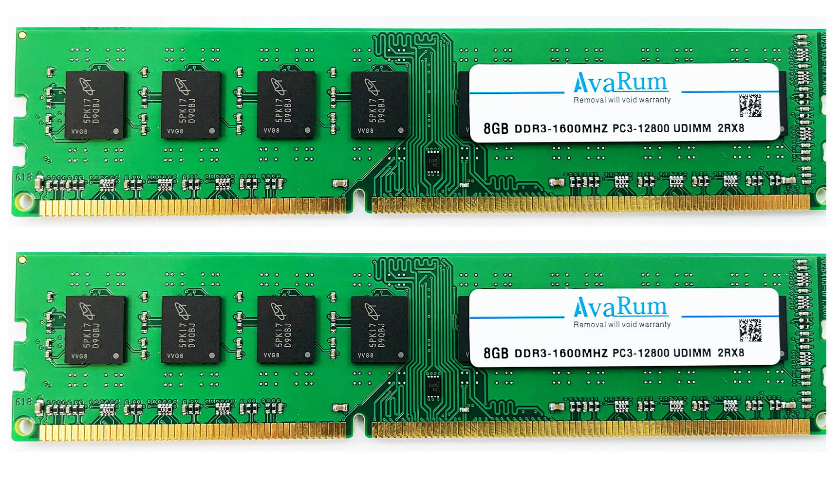 16GB (2x8GB) DDR3 1600mhz(PC3 12800) ECC Unbuffered Memory RAM 2RX8 1.5V EUDIMM by Avarum