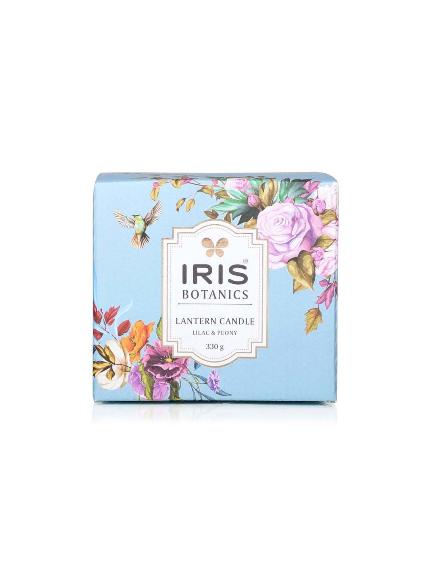 IRIS Multicolour Botanics Lilac & Peony Fragrance Lantern Candle