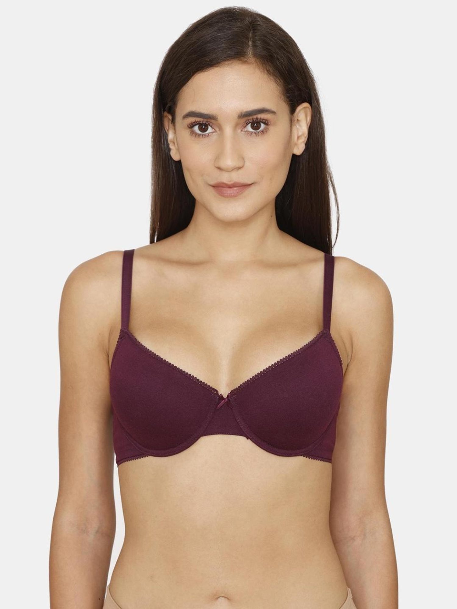 Rosaline by Zivame Dark Brown Padded Bra
