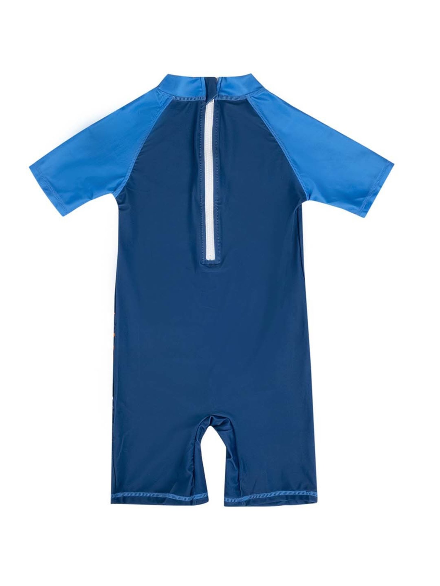 Baby Moo Kids Blue Printed Swimming Costume