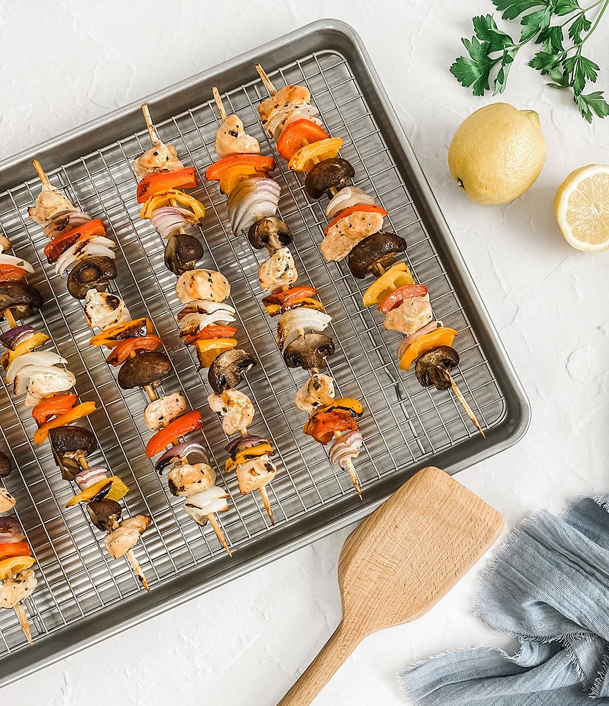 USA Pan Heavy Duty Half Sheet Baking Pan & Rack Set