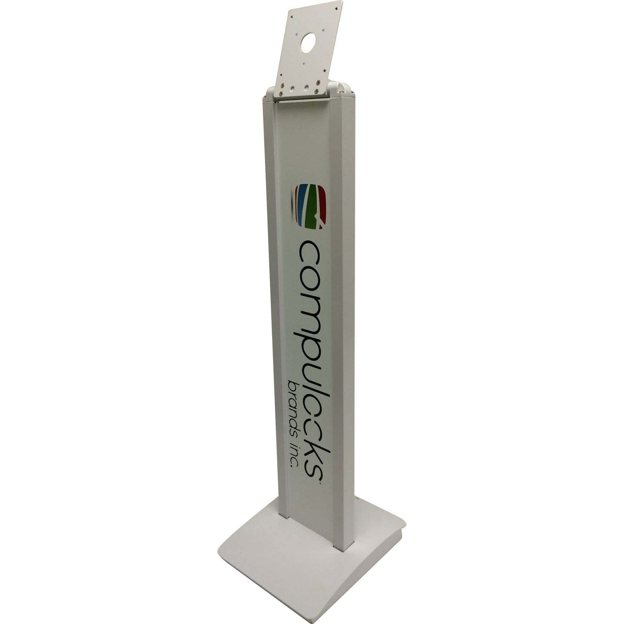 Compulocks BrandMe VESA Floor Stand White - Stand for tablet - aluminium - white - floor-standing