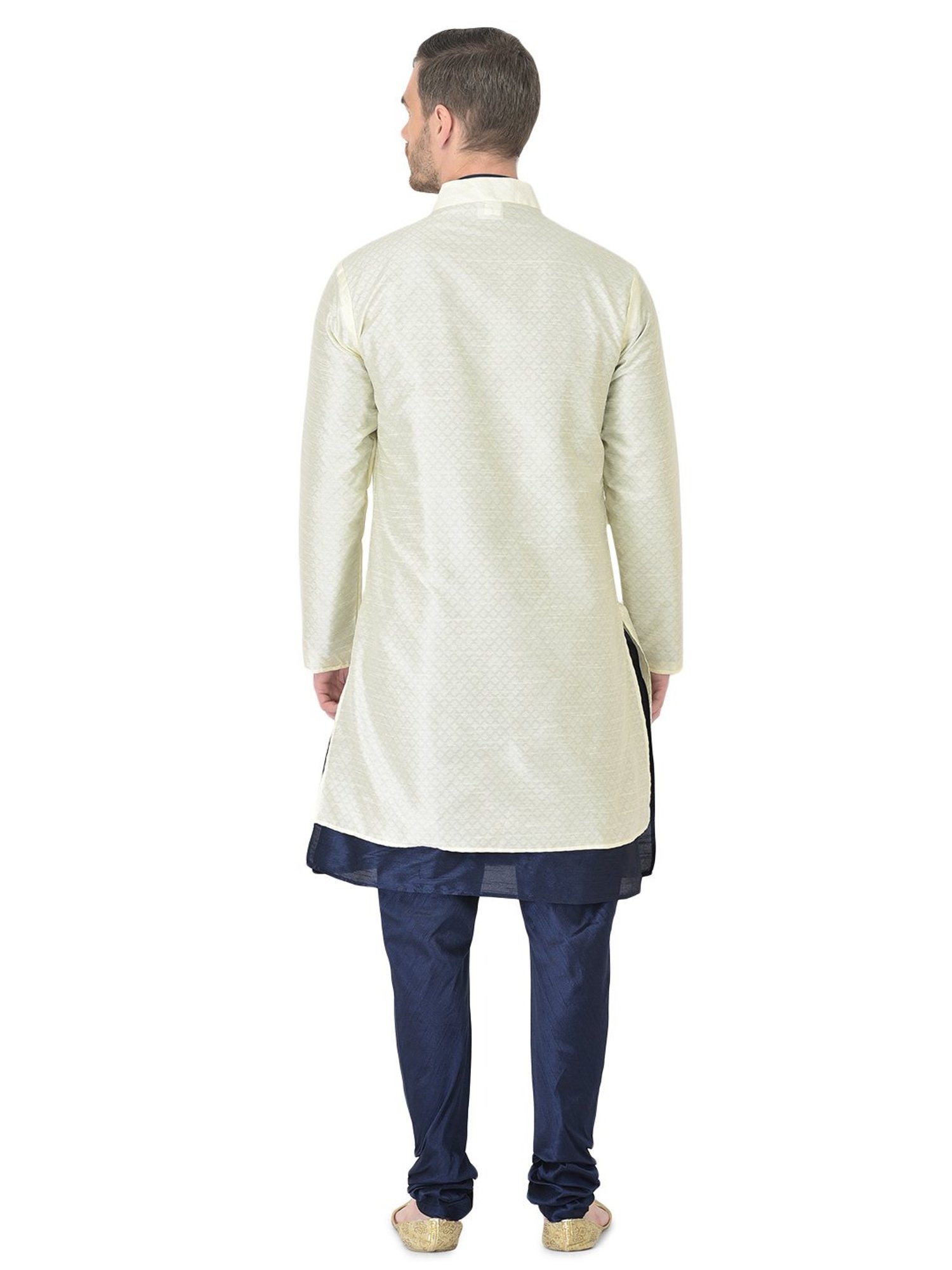 SG RAJASAHAB Multi Regular Fit Self Pattern Kurta Set