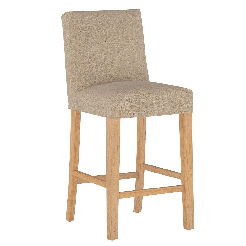 Slipcover Barstool Linen Sandstone - Skyline Furniture
