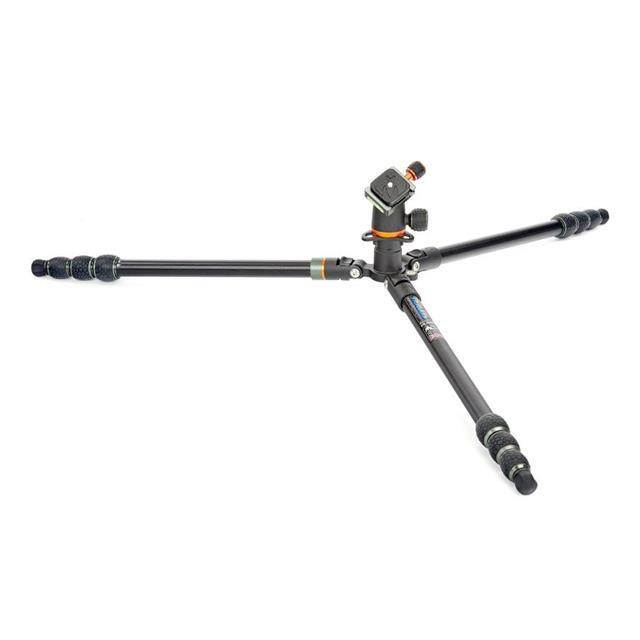 3 Legged Thing Travis Black Aluminum 4-Section Tripod with AirHed Neo Ballhead