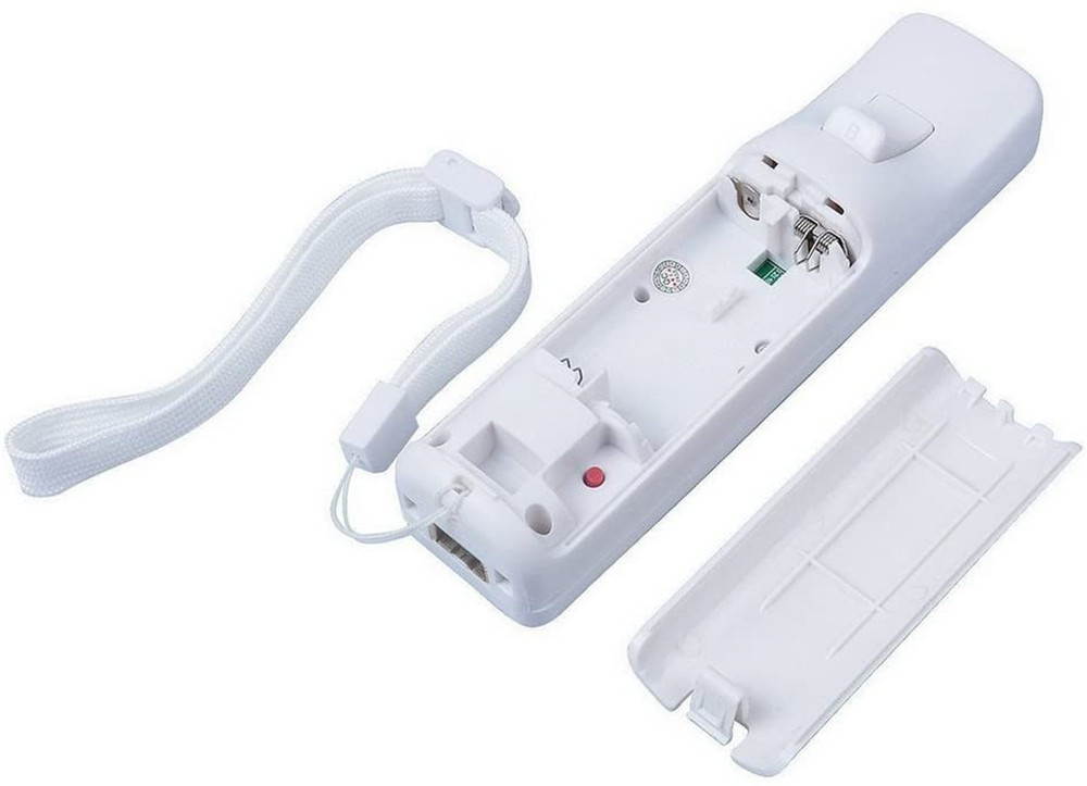 Remote Controller For Wii Nunchuck Remote Game Controller with Silicone Case and Wrist Strap for Nintendo Wii and Wii U (White)