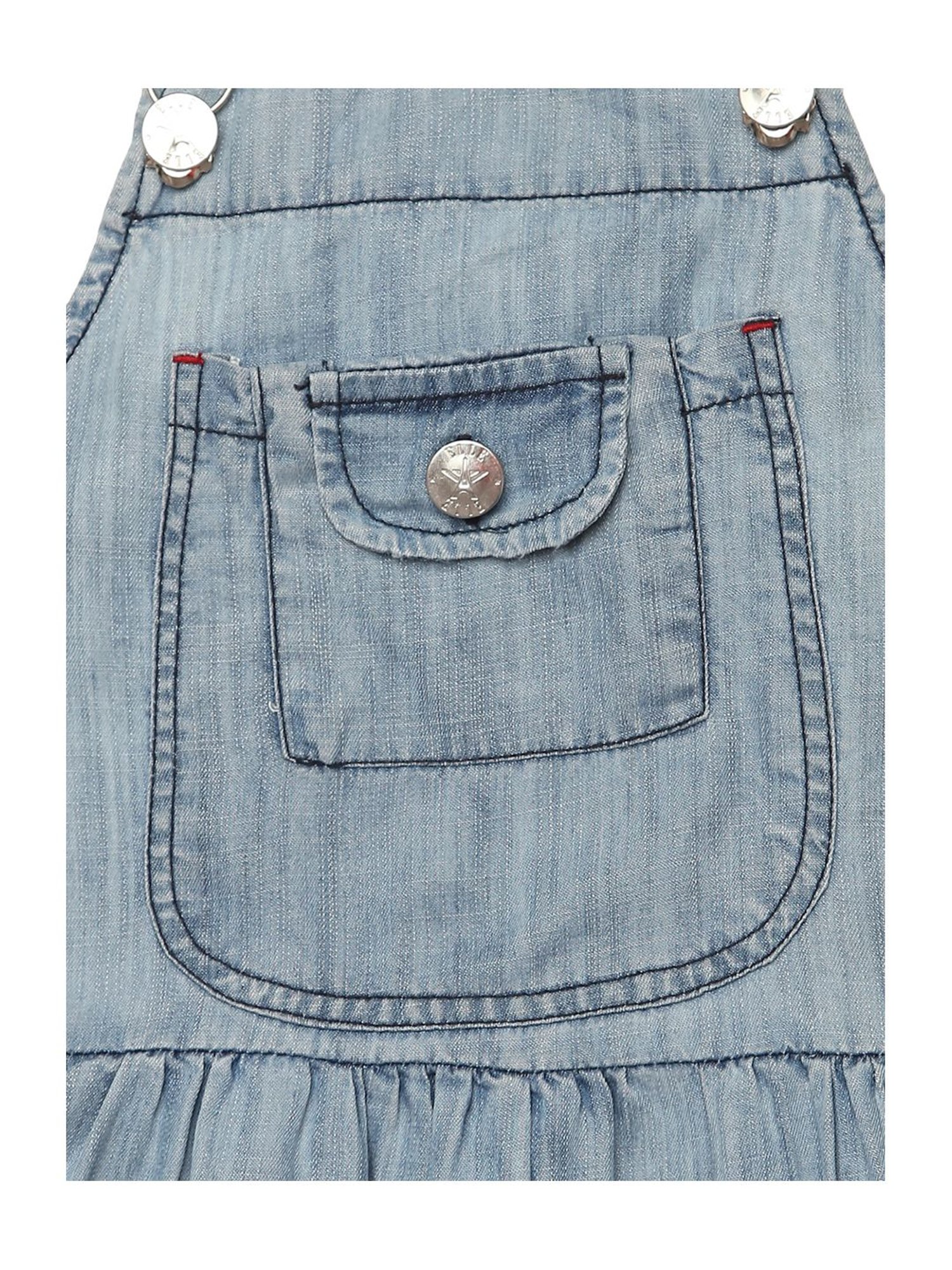 Elle Kids Blue Cotton Dress